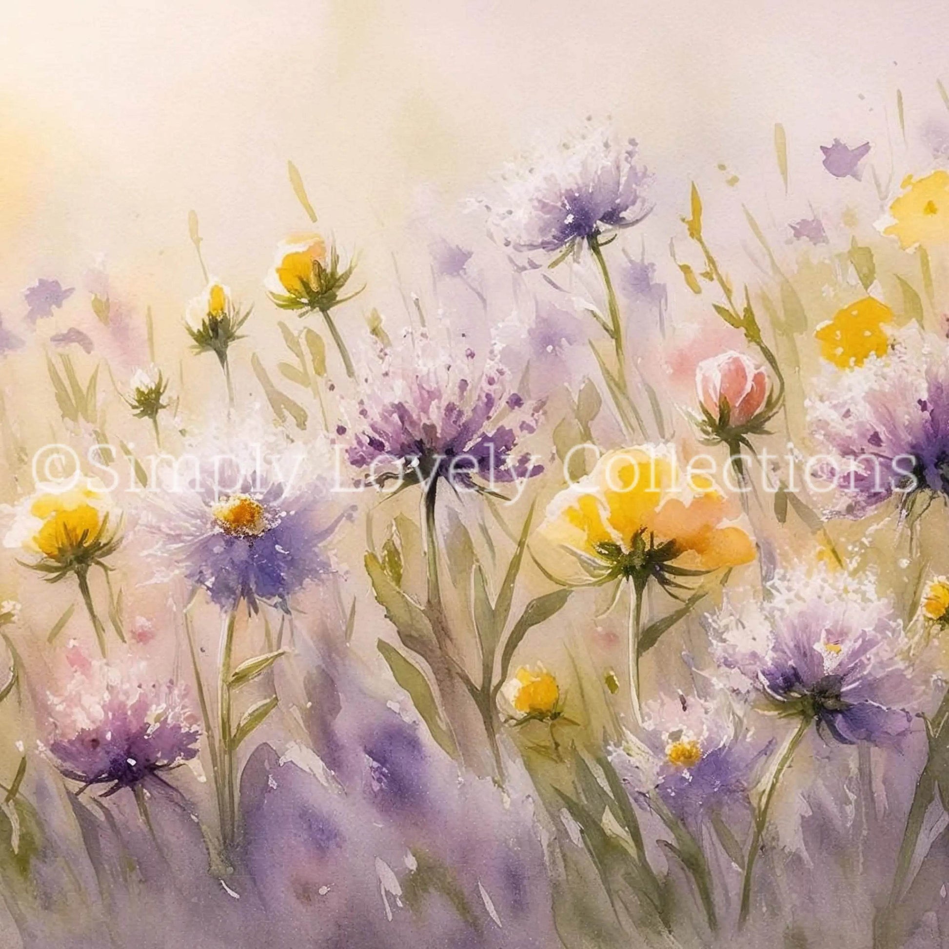 Digital Art | Ocean of flowers - Simply Lovely Collections