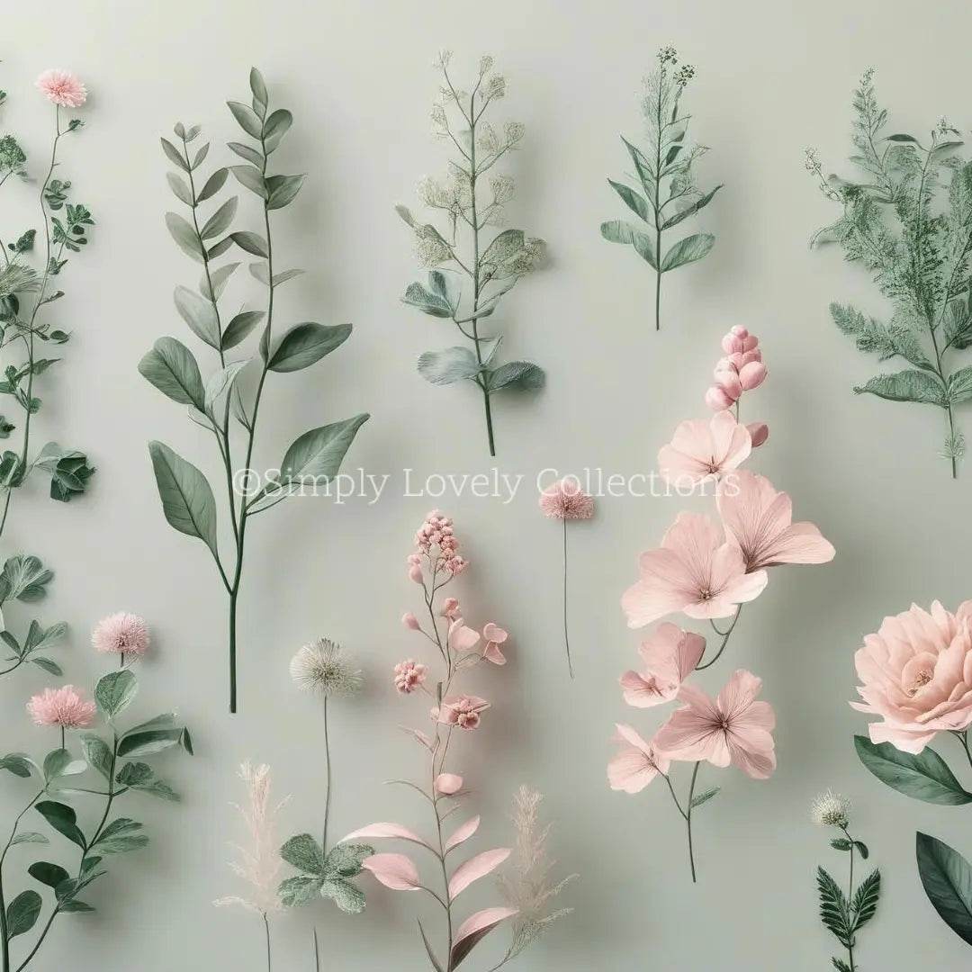 Digitale Art | Wall of flowers - Simply Lovely Collections