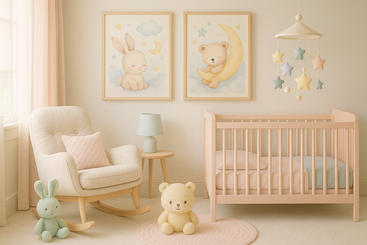 Digitale Kunst voor Kinderen: Zachte, Dromerige en Lieve Prints voor de Babykamer en Speelruimte - Simply Lovely Collections