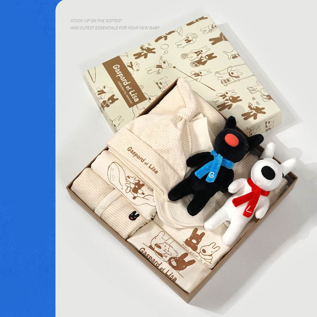 Newborn | Gift set kraamcadeau Gaspard & Lisa - Simply Lovely Collections