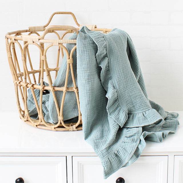 Newborn | Baby deken met ruffle - Simply Lovely Collections