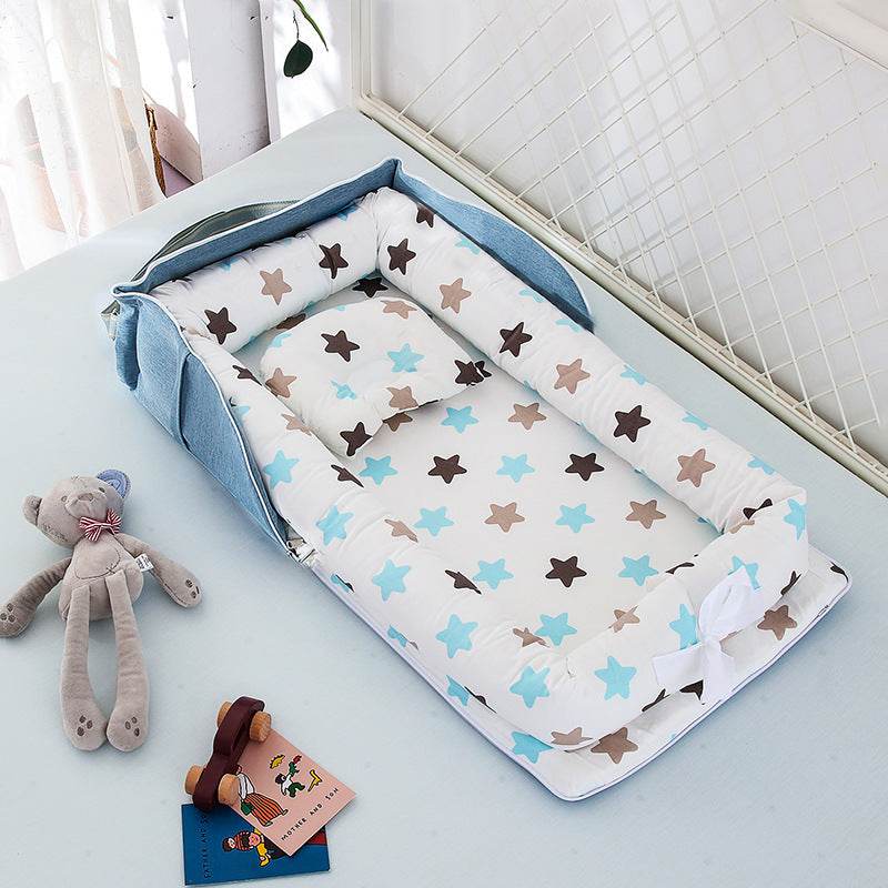 Draagbaar, opvouwbaar babynestje van katoen - Simply Lovely Collections