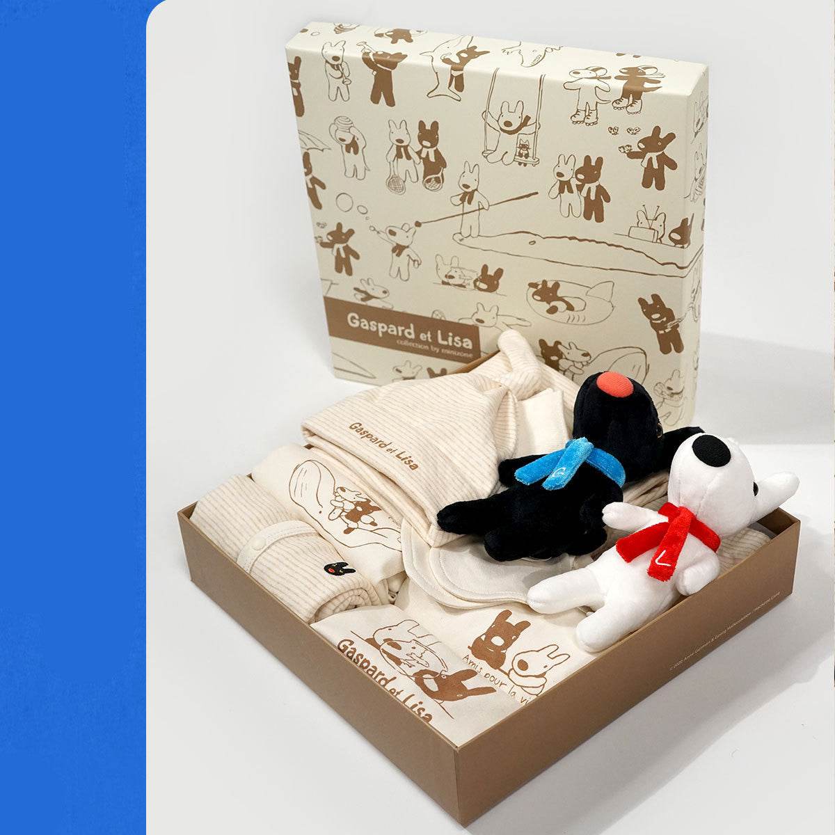 Newborn | Gift set kraamcadeau Gaspard & Lisa - Simply Lovely Collections