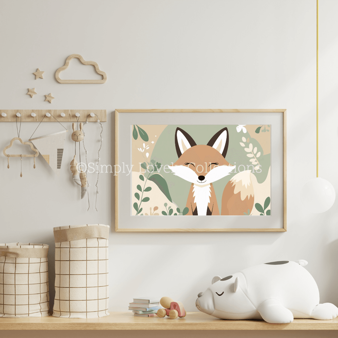 Kids Poster (40x30) | Vosje pretoogjes - Simply Lovely Collections