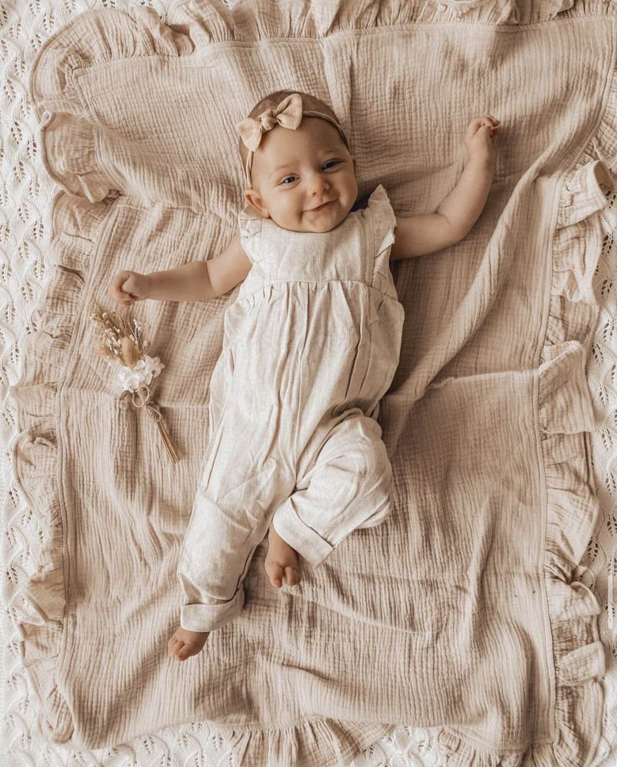 Katoenen babydekentje 120x120cm - Simply Lovely Collections