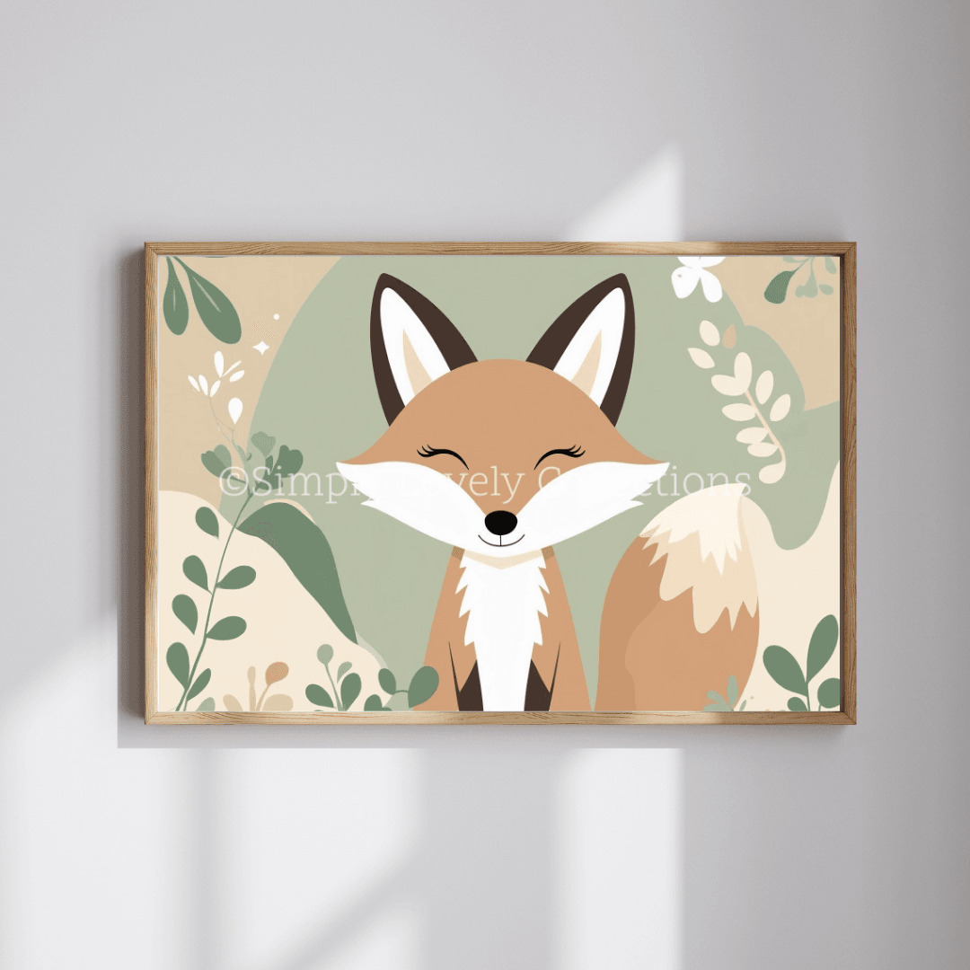 Kids Poster (40x30) | Vosje pretoogjes - Simply Lovely Collections