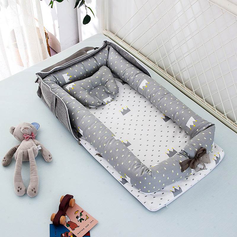 Draagbaar, opvouwbaar babynestje van katoen - Simply Lovely Collections