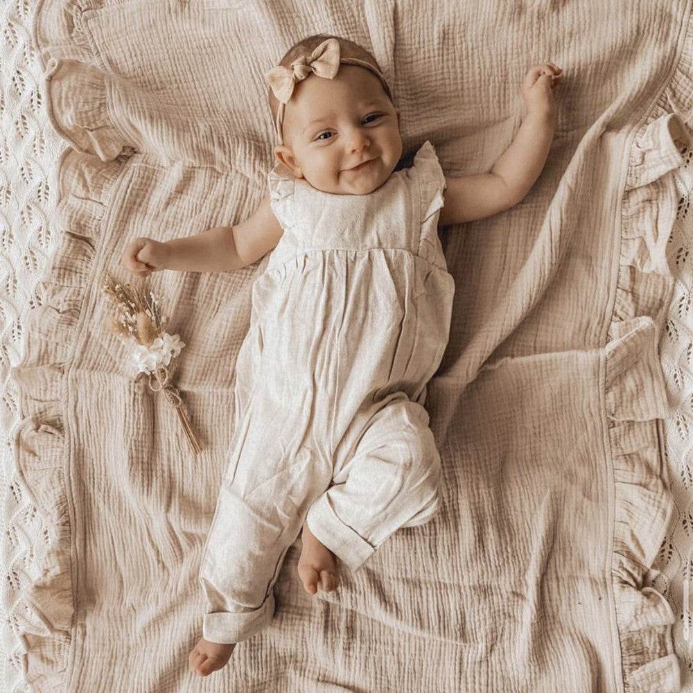 Katoenen babydekentje 120x120cm - Simply Lovely Collections
