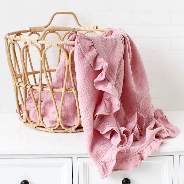 Newborn | Baby deken met ruffle - Simply Lovely Collections