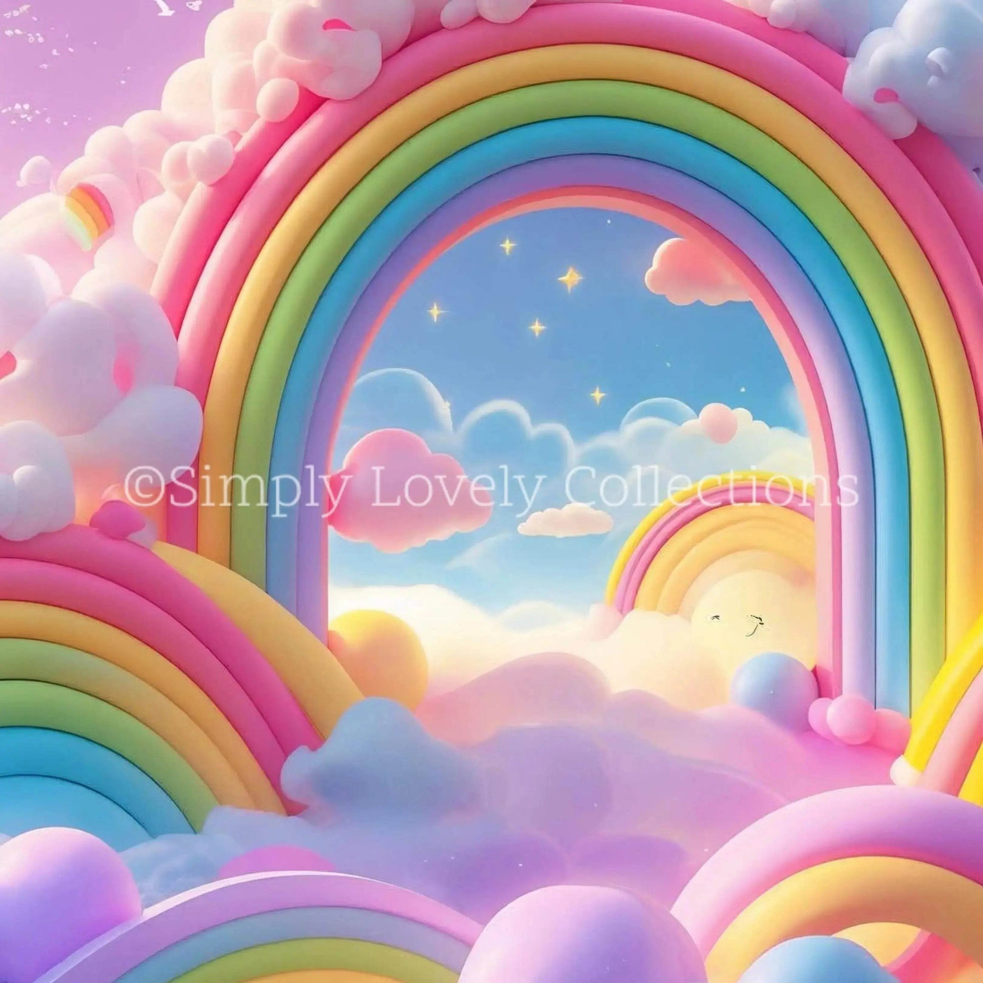 Digital Art | Rainbow Sky - Simply Lovely Collections