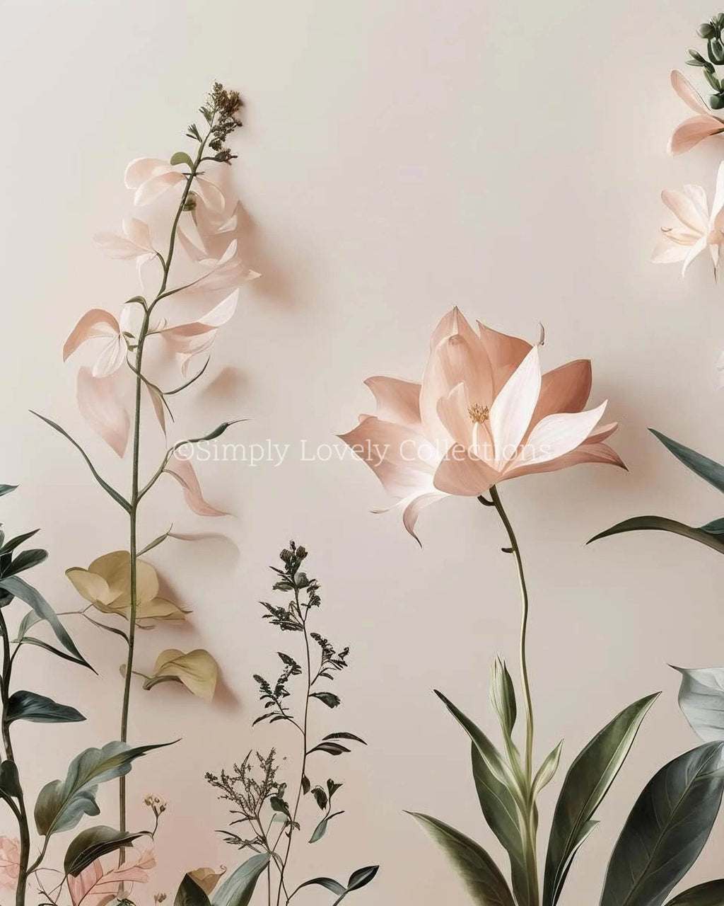 Screensaver | Minimalistische bloemen - Simply Lovely Collections